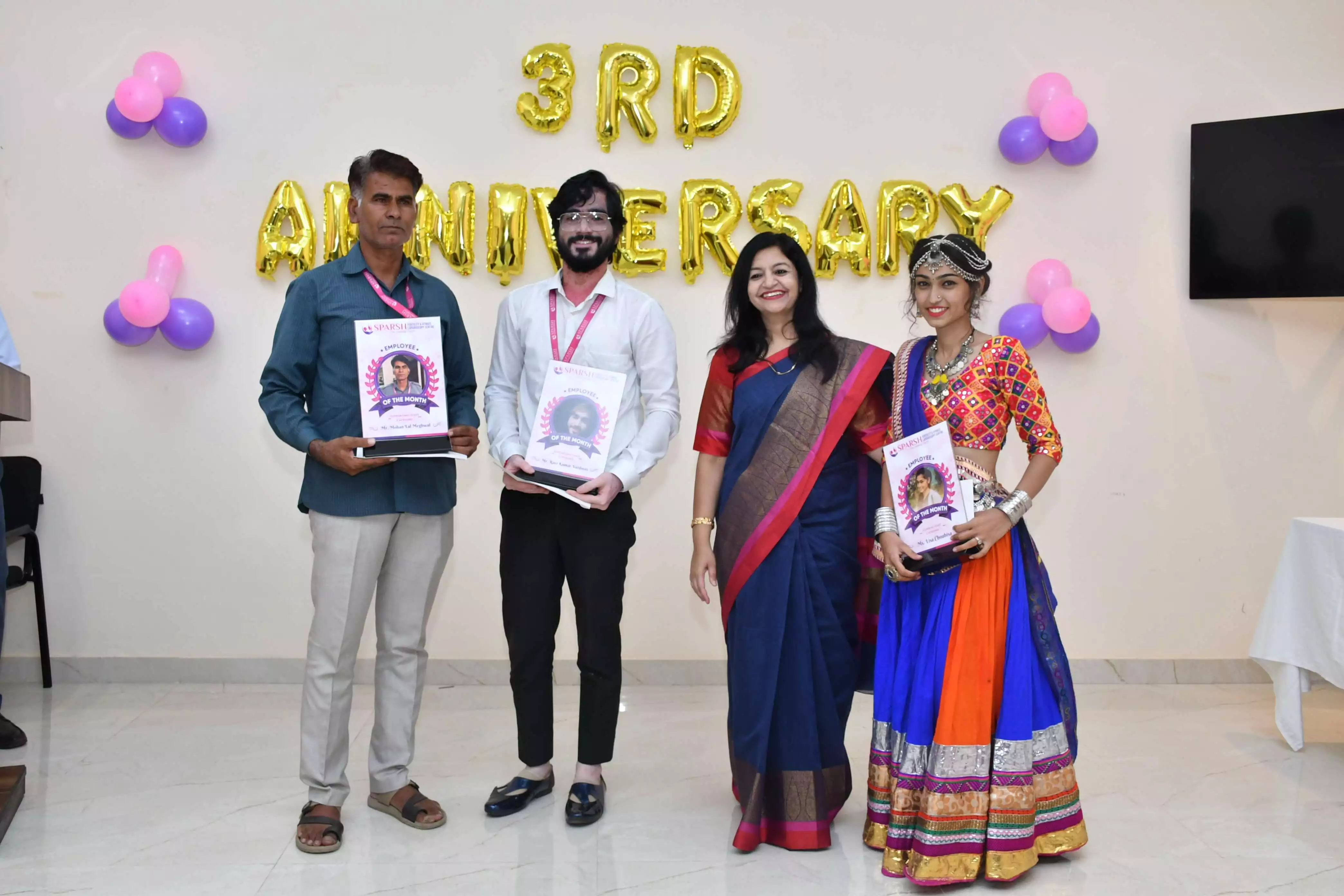 Sparsh 3rd Anniversary Award Udaipur