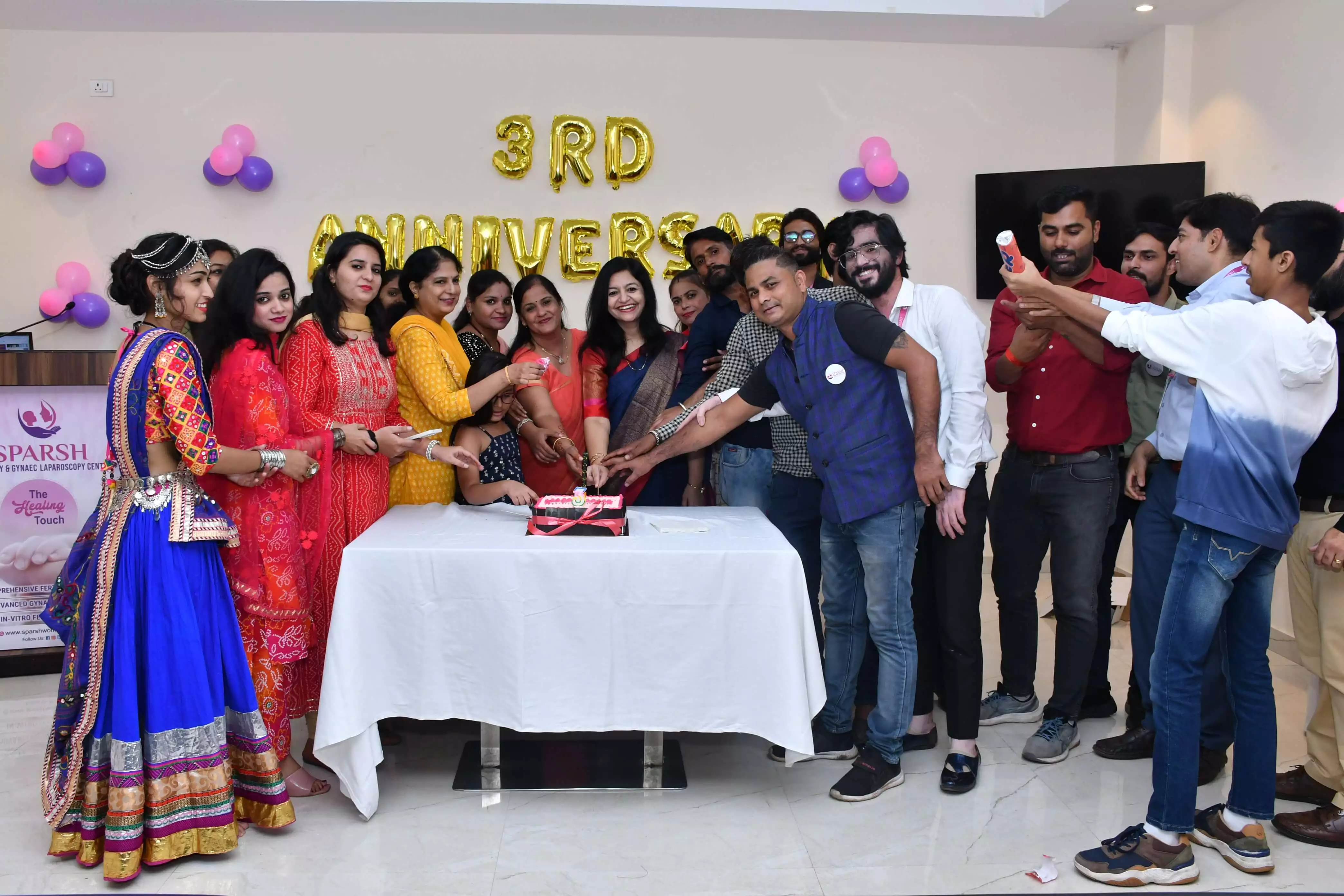 Sparsh Hospital ivf Udaipur 3rd Anniversary Celebration