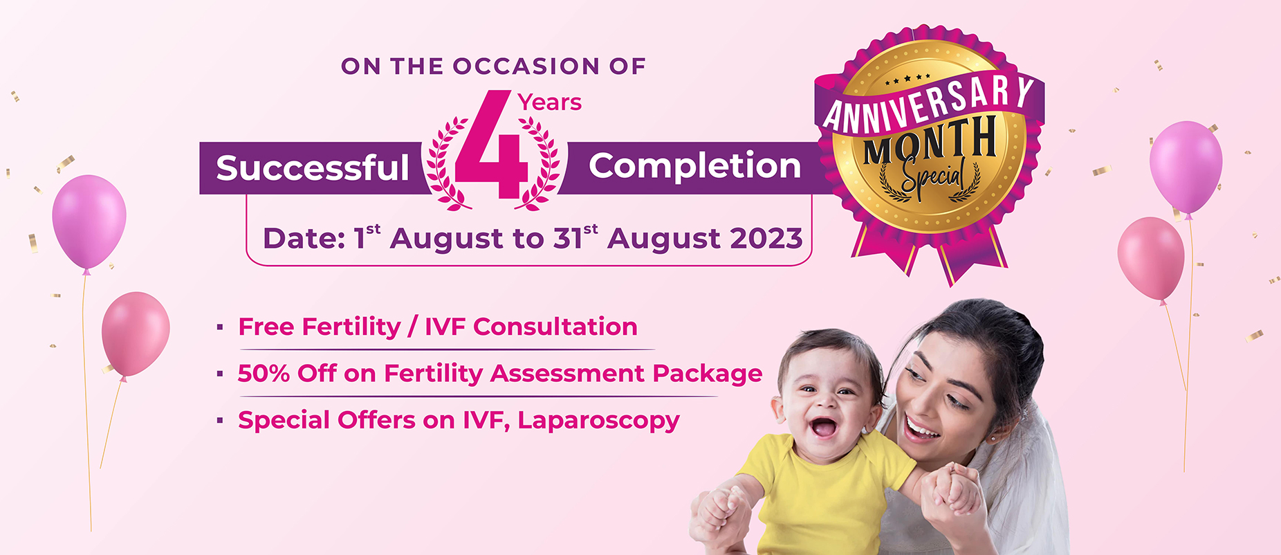 What Are The Stages of IVF? Anniversary Month Special At Sparsh INF